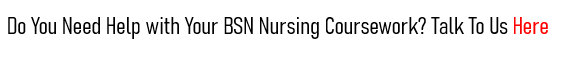 BSN Nursing Assignments